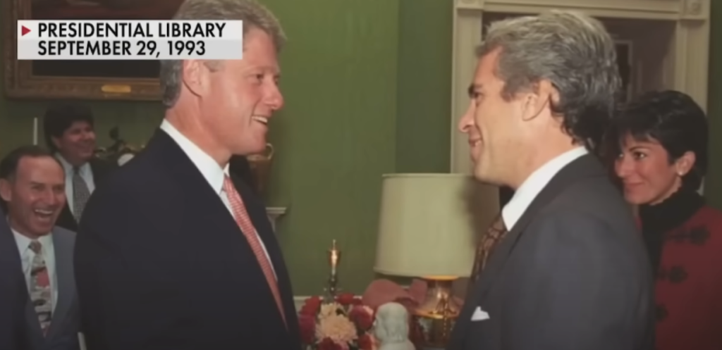 Epstein e Clinton nel 1993